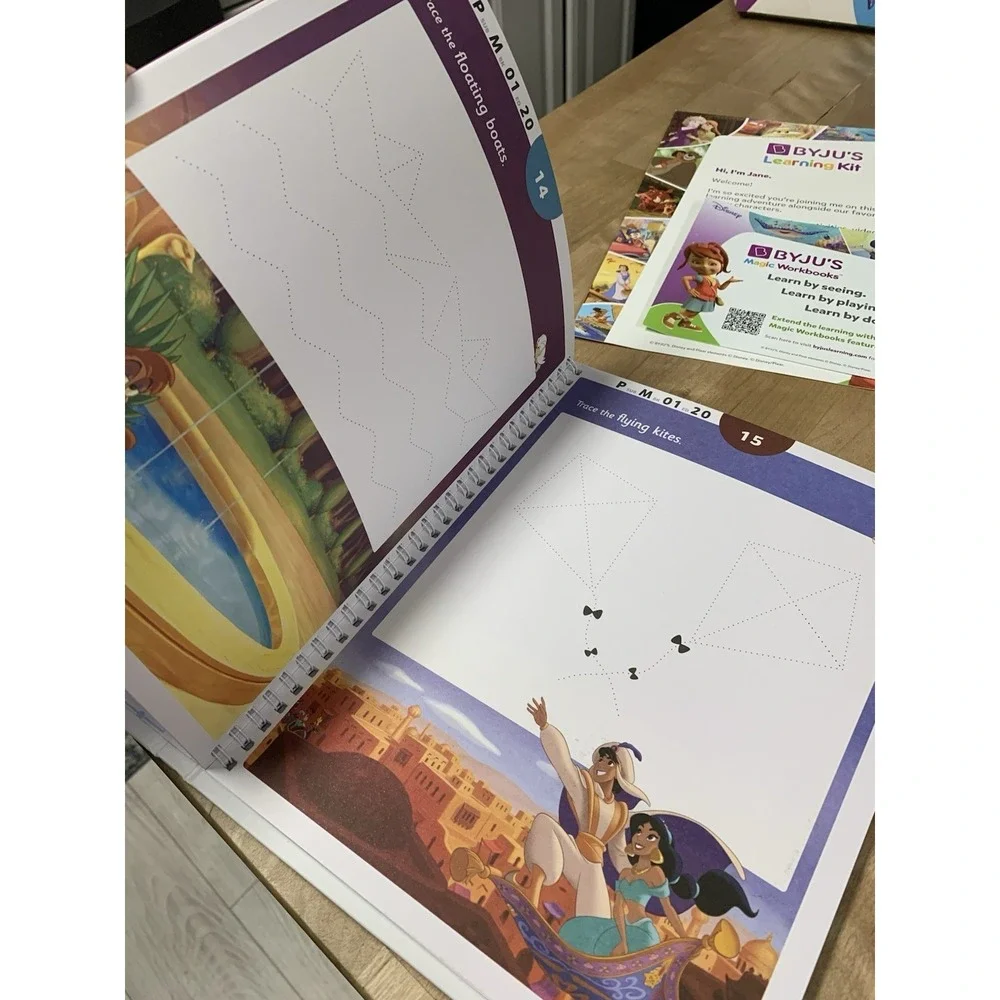 BYJUS Disney‎ Learning Kit Pre K Intro Edition With Osmo Base & Magic Workbooks